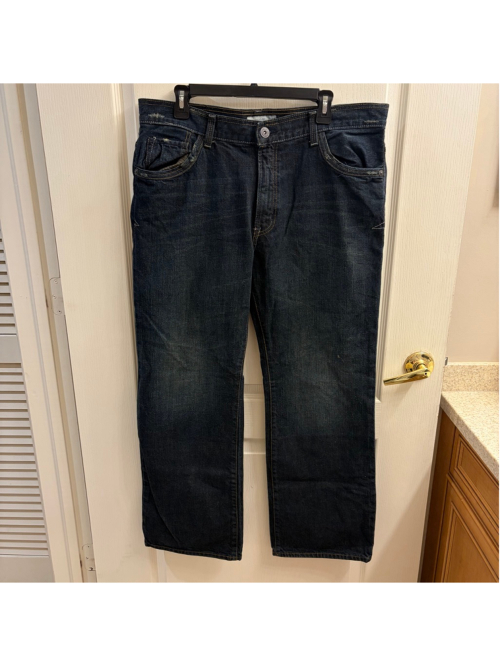 Men's Aeropostale Blue Driggs Slim Bootcut Jeans Waist 38
